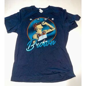 Kane Brown Women’s  Black Short‎ Sleeve Shirt Size XL Pre Owned